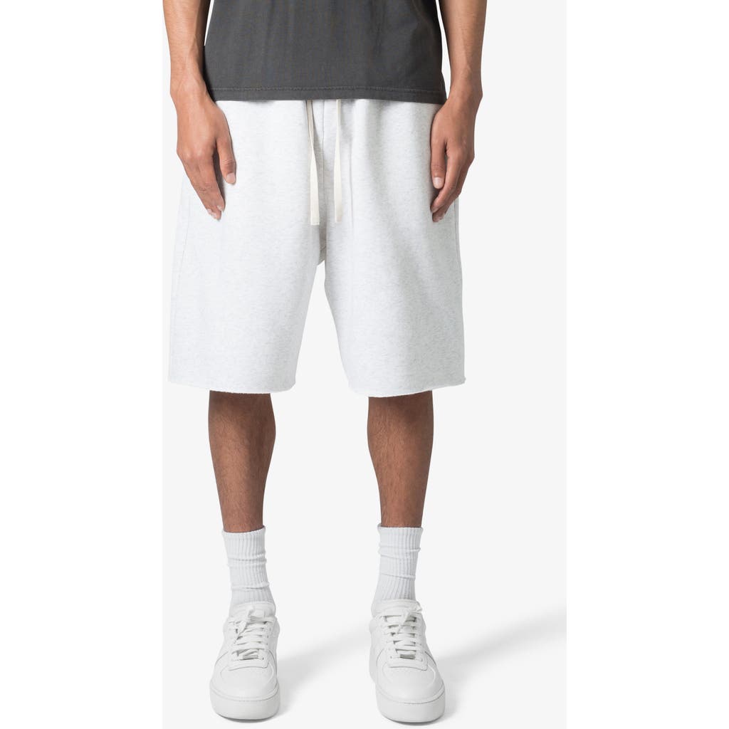 Mnml Ultra Baggy Sweat Shorts In Heather Grey