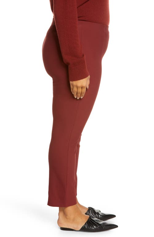 Vince Front Seam Leggings In Dark Currant