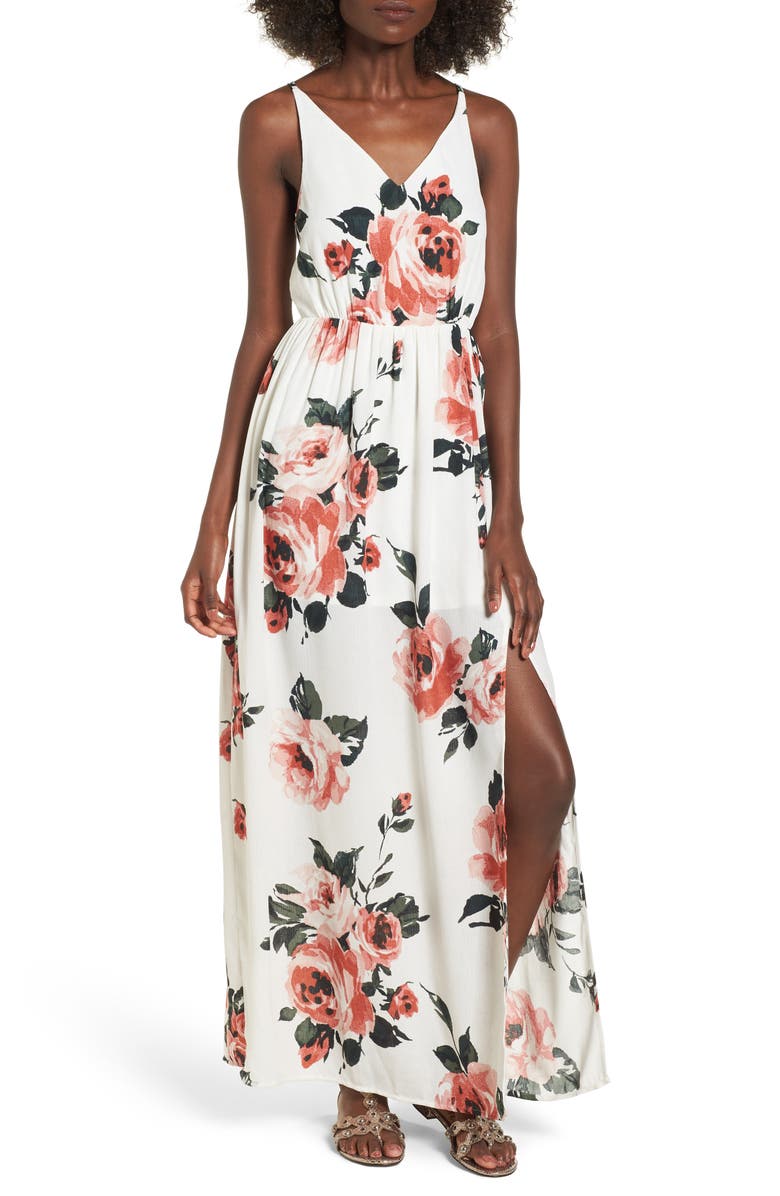 BP. Floral Print Maxi Dress | Nordstrom