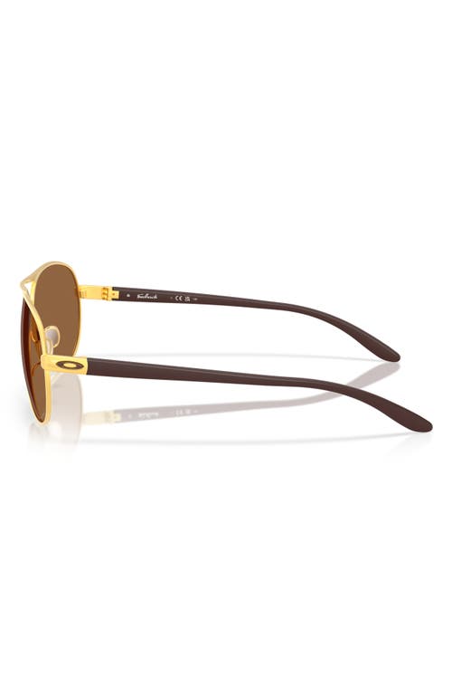 Oakley Feedback 59mm Prizm™ Pilot Sunglasses In Bronze