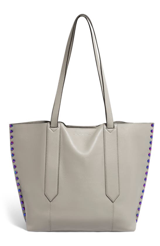Aimee Kestenberg Busy Bee Leather Unlined Tote In Gray