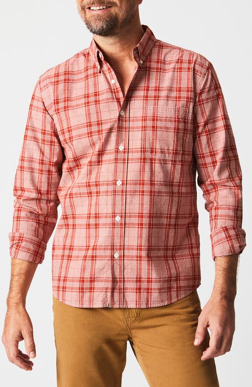 Billy Reid Tuscumbia Button-Down Shirt Toolbox Red at Nordstrom,