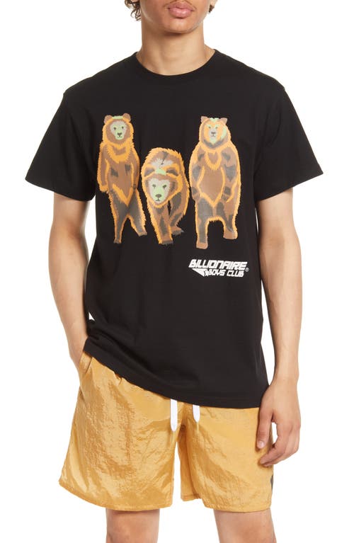 Billionaire Boys Club Grizzly Graphic Tee in Black