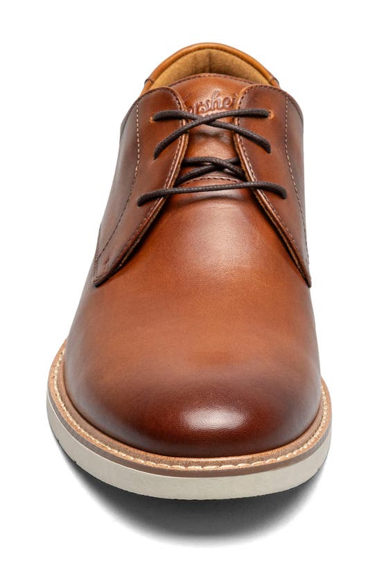 Florsheim Highpoint Plain Toe Derby In Cognac