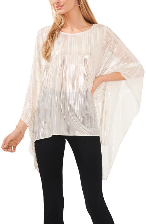 Chaus Hilo Dolman Sleeve Tunic in Ivory/Gold