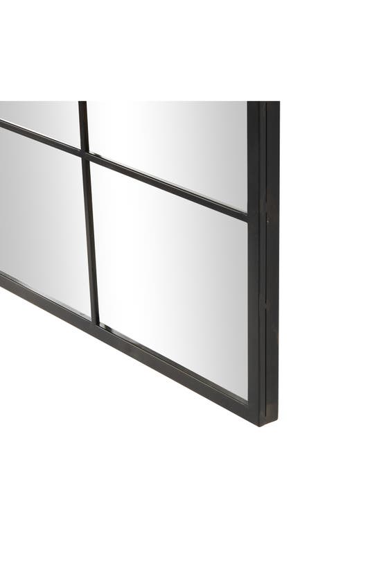 Shop Sonoma Sage Home Metal Wall Mirror In Black