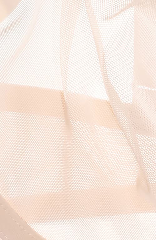 Cuup The Plunge Mesh Bra In Blush