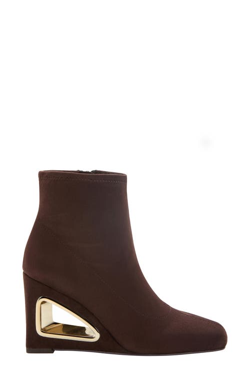 Shop Katy Perry The Hollow Wedge Bootie In Coffee