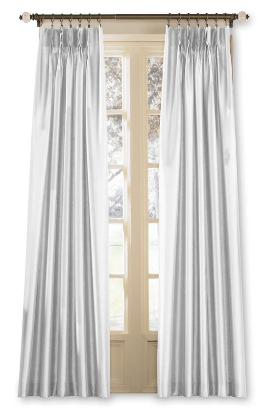 Curtainworks Marquee Pinch Pleat 132 Inch Curtain Panel In White Modesens Curtainworks Marquee Pinch Pleat 132, 132 Inch Curtains