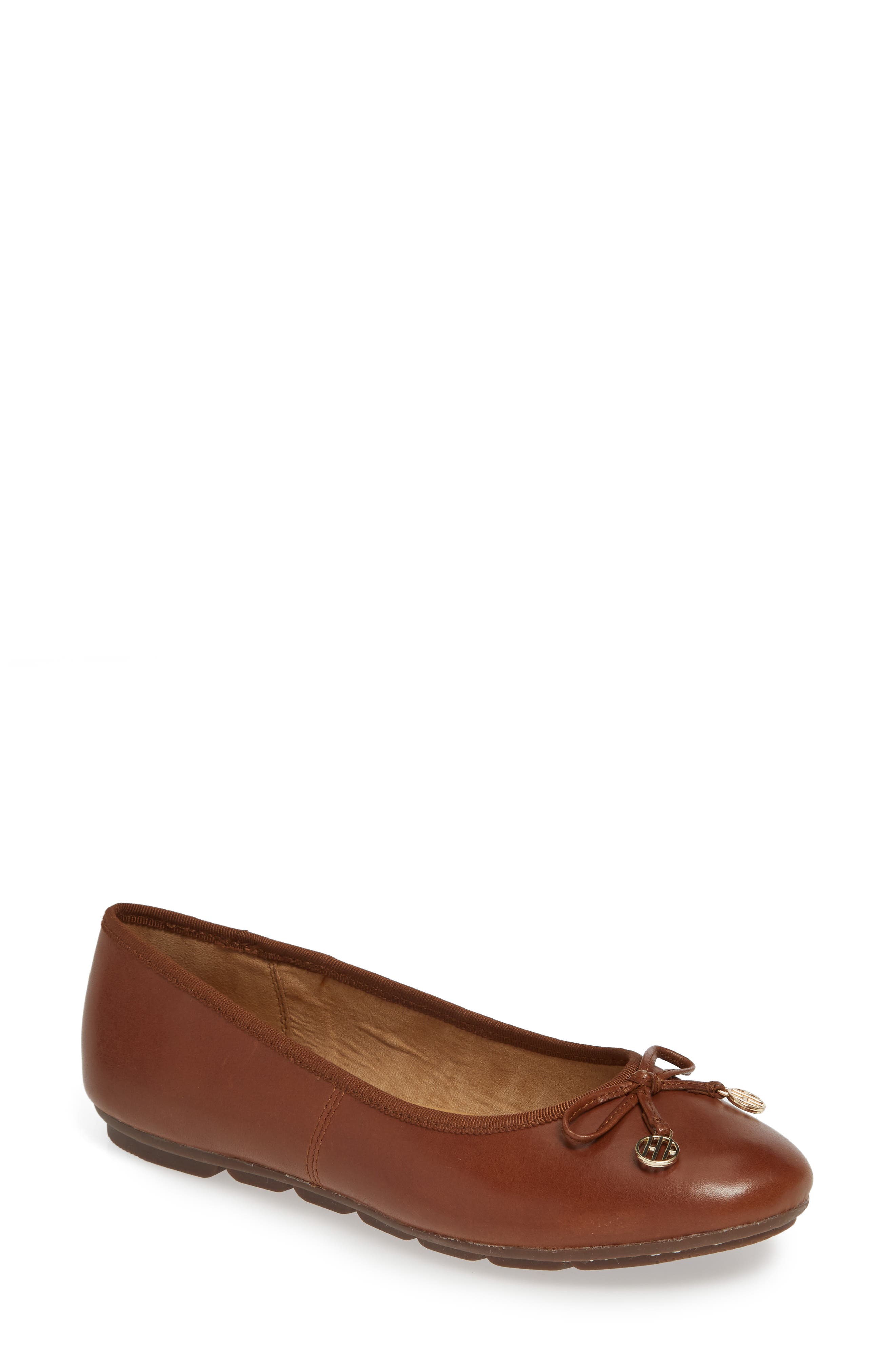 Hush Puppies Abbey Ballet Flat- Brown