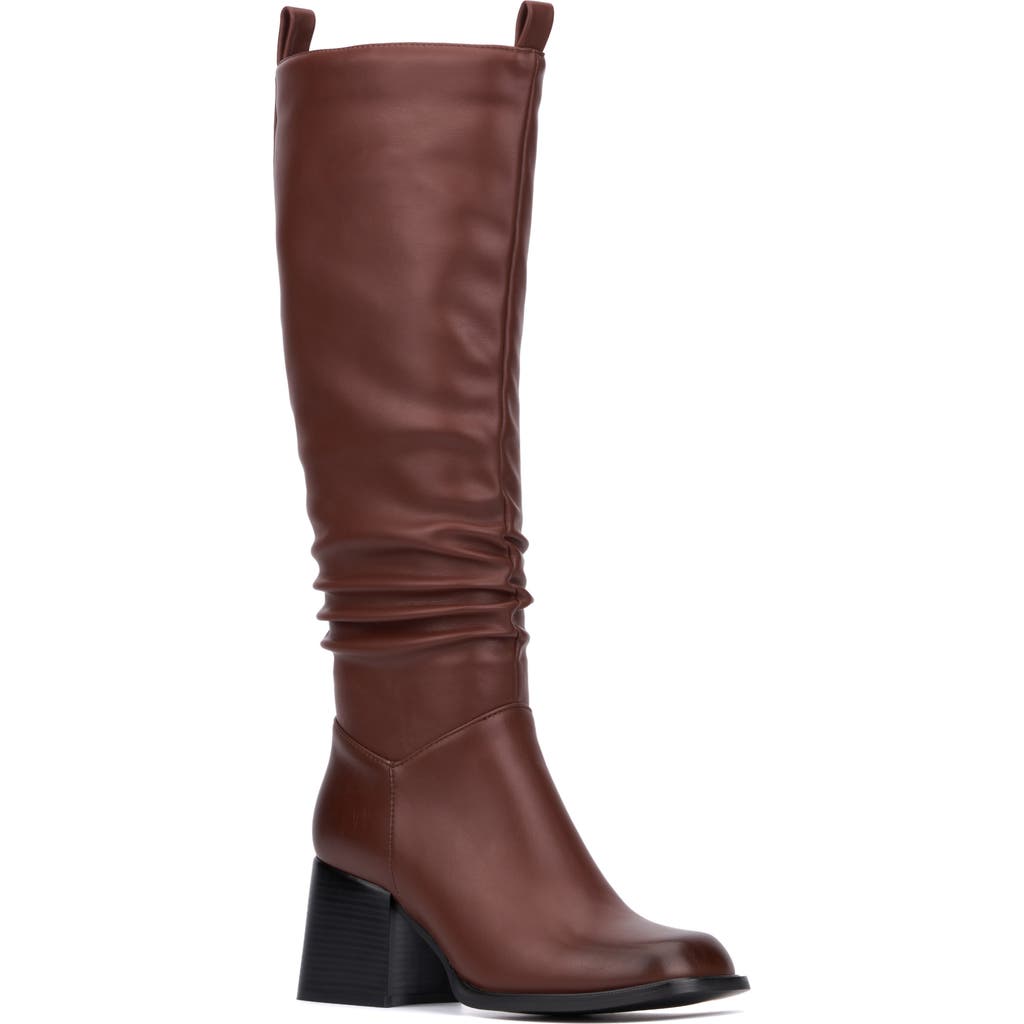 Olivia Miller Solar Knee High Boot In Brown