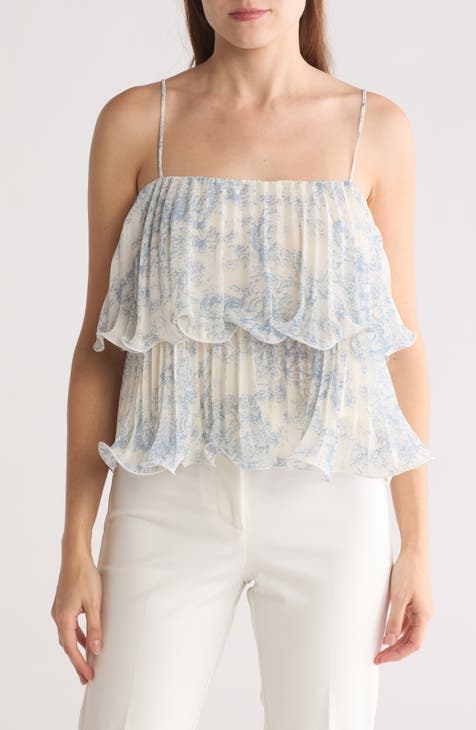 Pleated Tiered Camisole