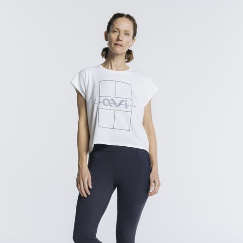 Avi Pickleball Top In White Lotus