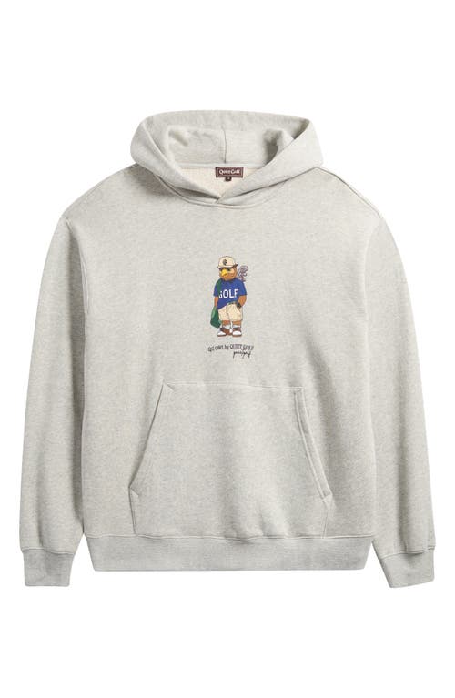 Shop Quiet Golf Qg Owl Hoodie In Heather