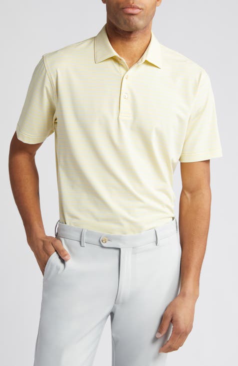 White yellow polo clearance shirt