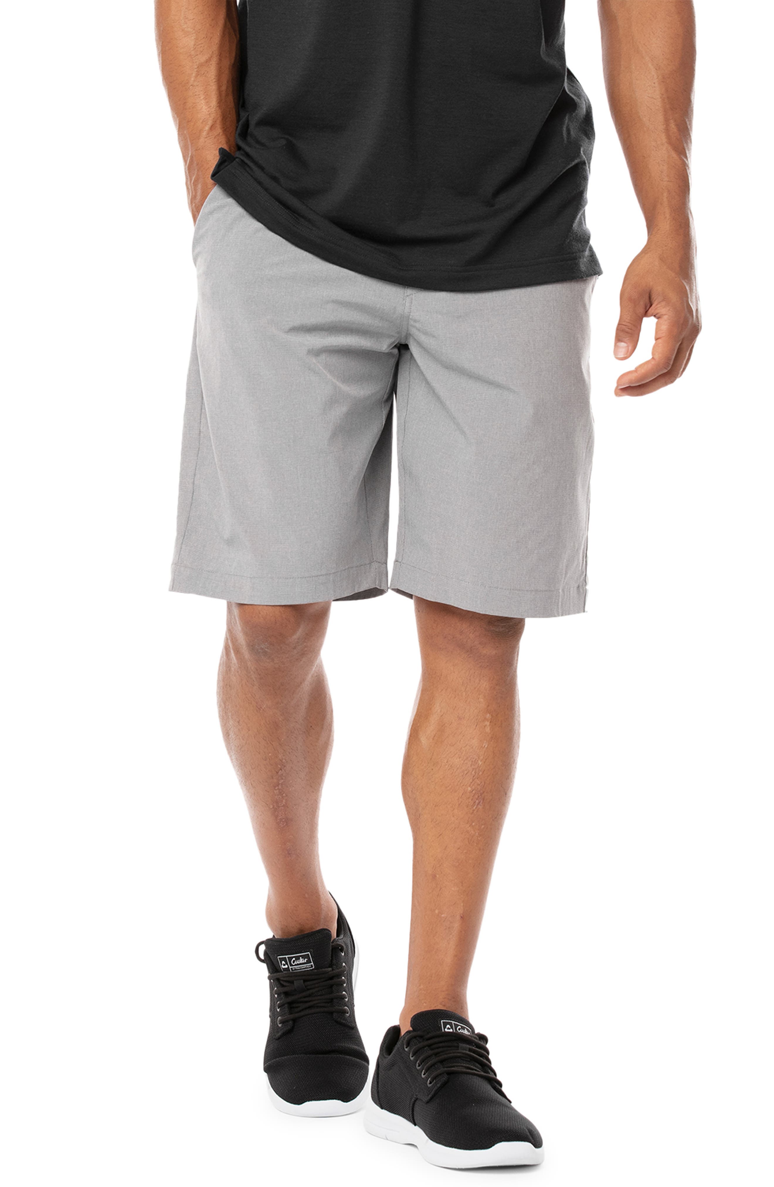 Grey Paura Cotton Shorts & Bermuda Shorts in Grey for Men Mens Clothing Shorts Bermuda shorts 