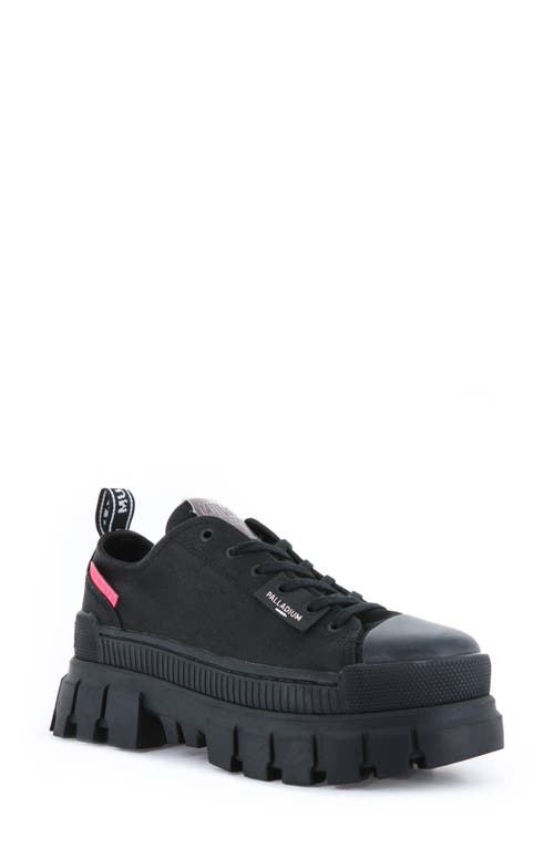 Revolt LO TX Platform Sneaker in Black/Black