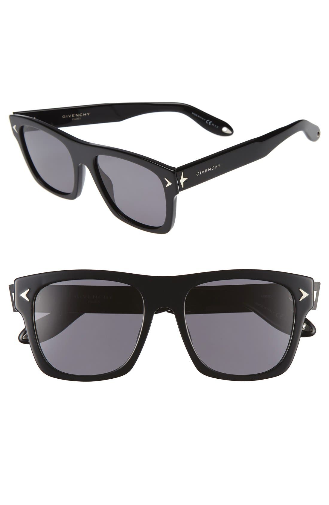 58mm flat top sunglasses givenchy