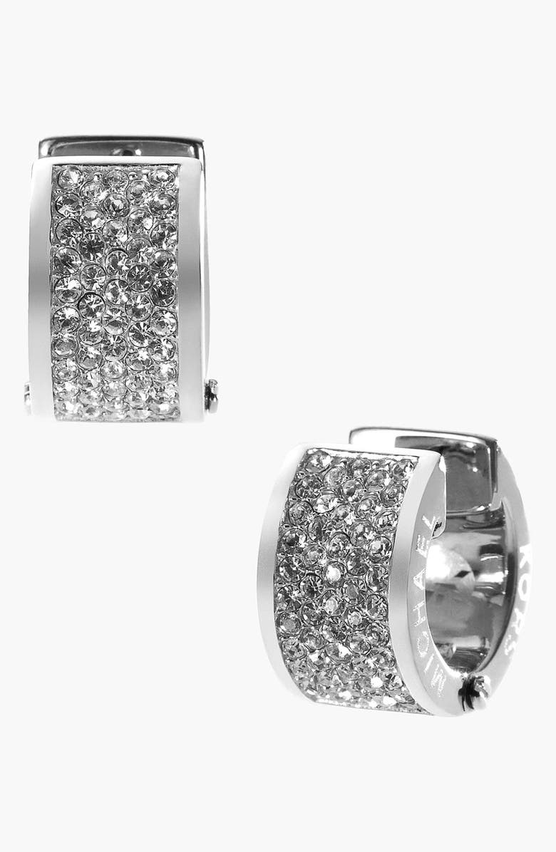 Mk earrings hoops Clearance