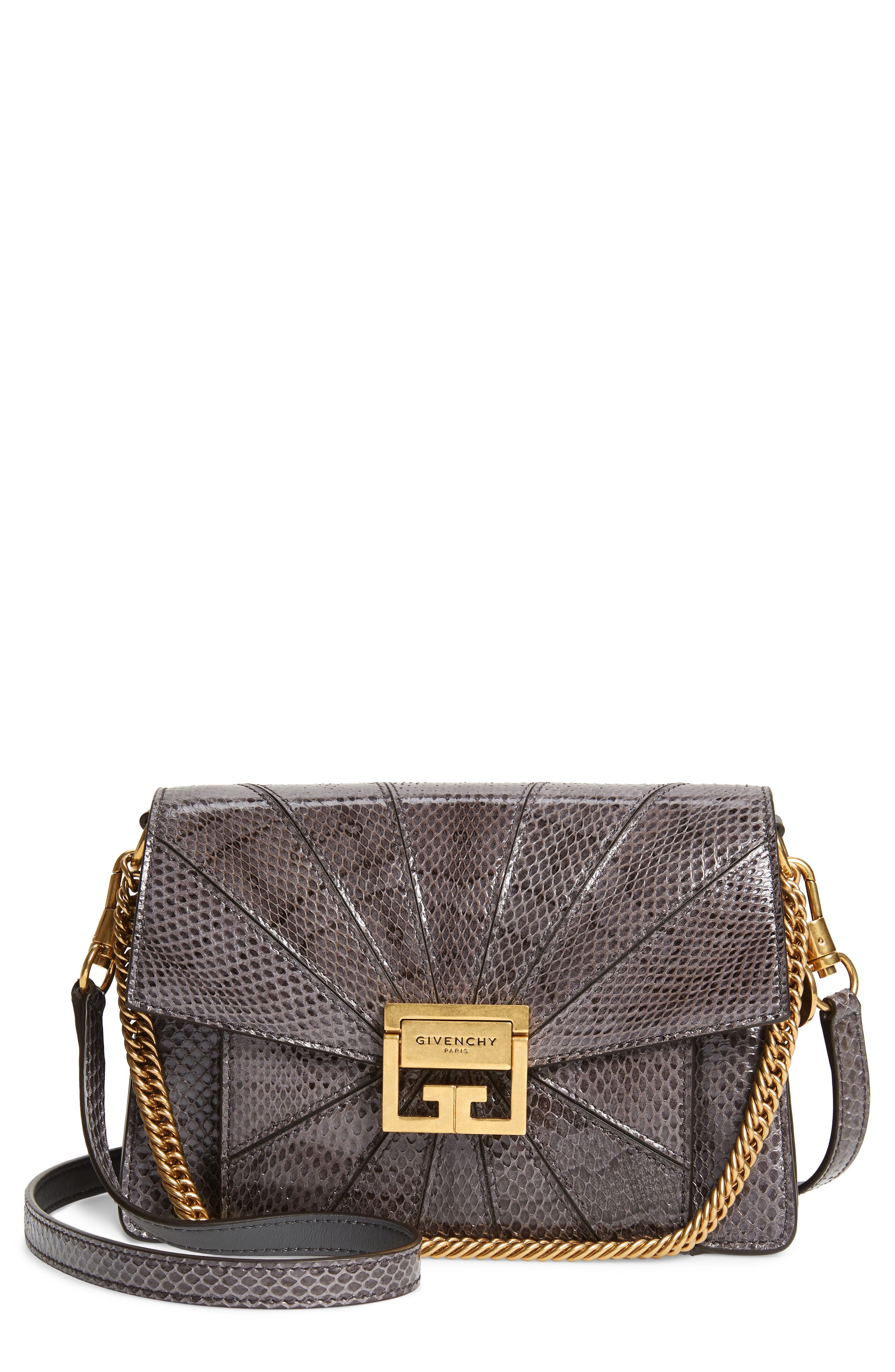 Givenchy Small Gv3 Patchwork Snakeskin 
