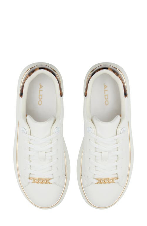 Shop Aldo Tahlea Platform Sneaker In White Combo