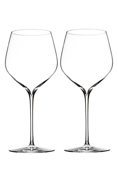 Waterford Elegance Set of 2 Fine Crystal Cabernet Sauvignon Glasses in Clear at Nordstrom