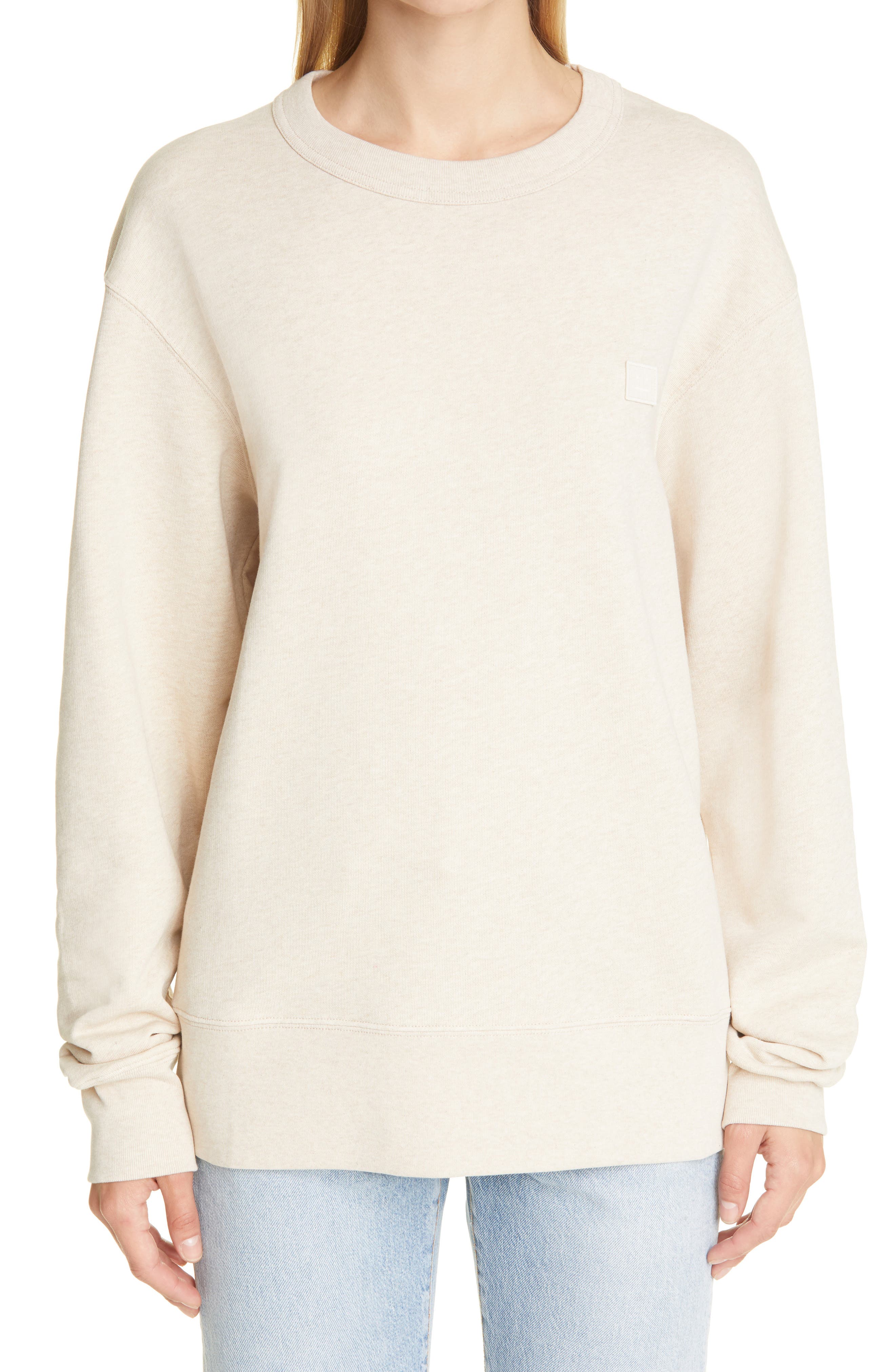 acne studios white sweatshirt