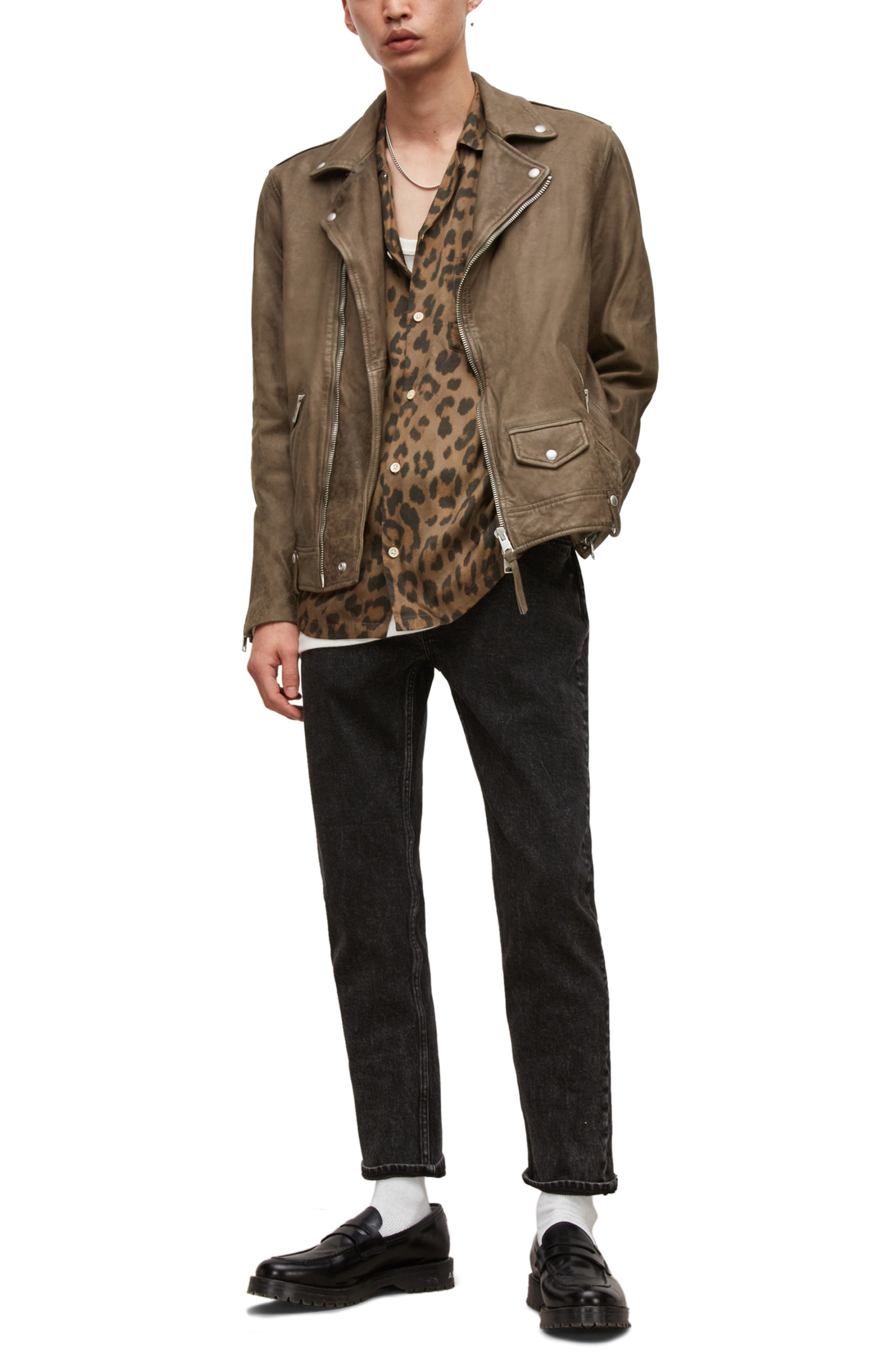 all saints milo biker jacket