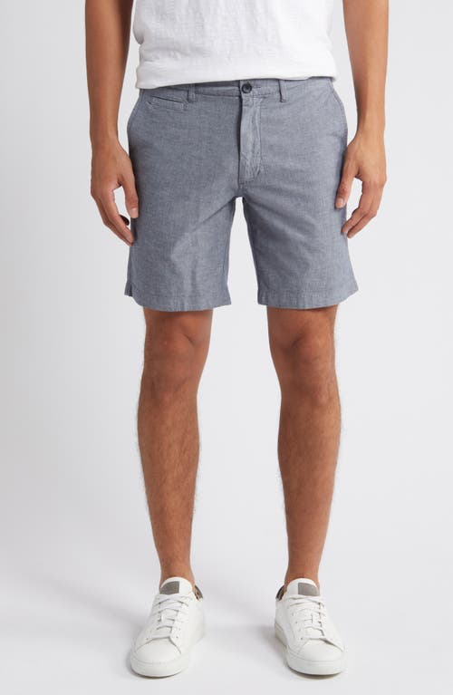 Nordstrom Cotton Stretch Chambray Shorts White at Nordstrom,
