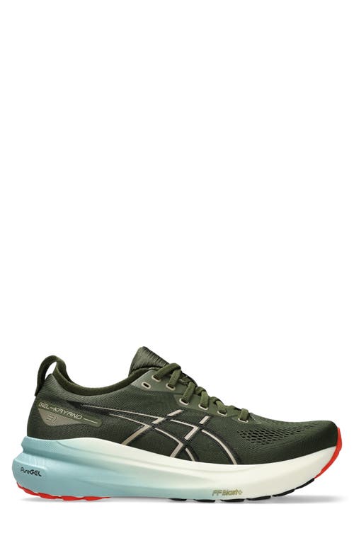 Shop Asics ® Gel-kayano® 31 Running Shoe In Smog Green/black