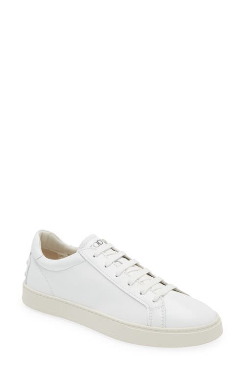 Tod's Allacciata Cassetta Low Top Sneaker Bianco at Nordstrom,