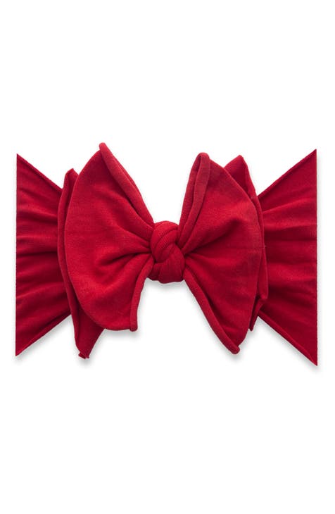 Fab Accessories Padded Braided Hairband- Red