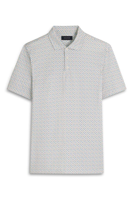 Shop Bugatchi Victor Ooohcotton® Dot Print Polo In Coral