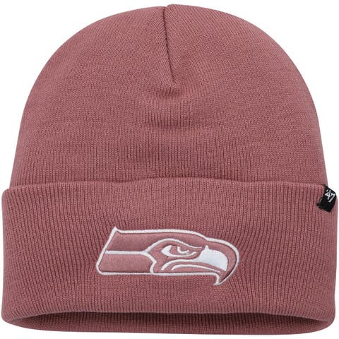 Seattle Seahawks '47 Bering Cuffed Knit Hat with Pom - College Navy