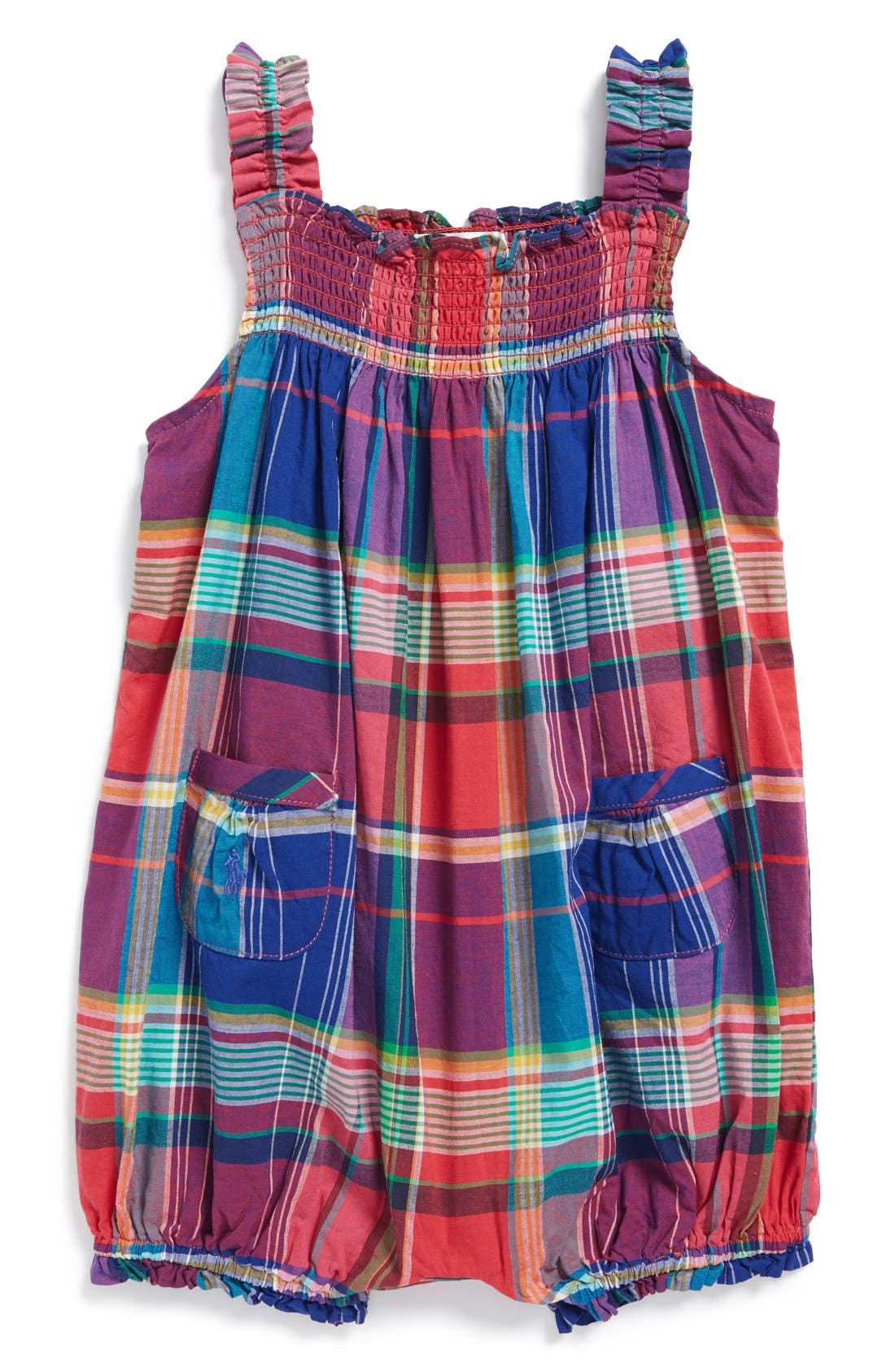 ralph lauren madras dress