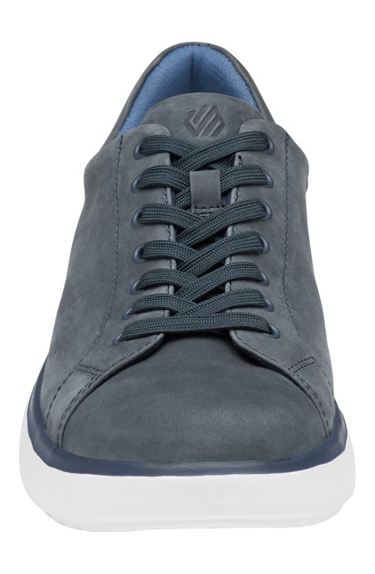 Shop Johnston & Murphy Oasis Lace-to-toe Sneaker In Navy Nubuck