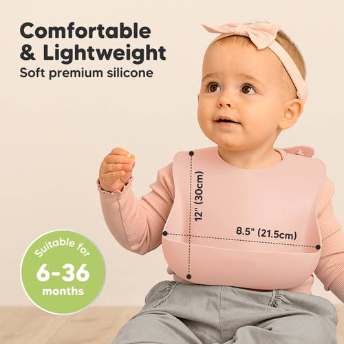 Shop Keababies Prep Silicone Bibs In Mellow