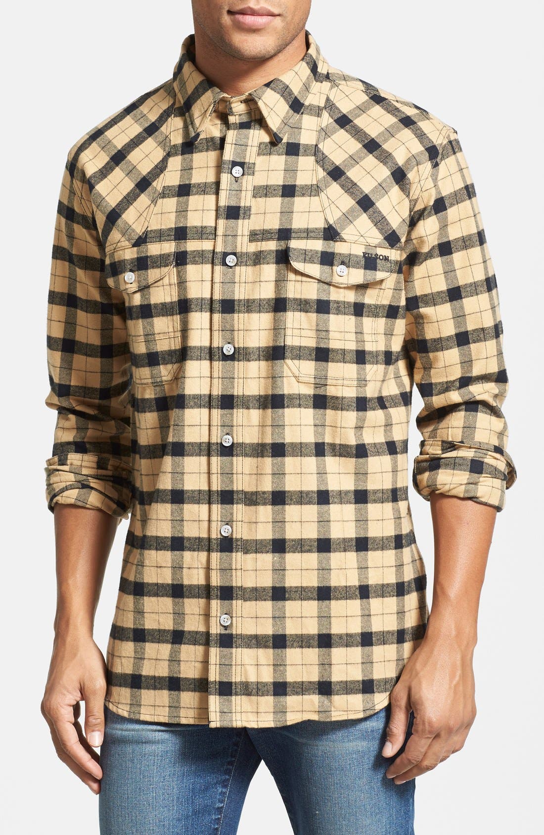 Filson 'Hunting' Seattle Fit Wind Resistant Flannel Woven Shirt Nordstrom