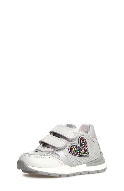 Shop Naturino Kids' Quelly Sneaker In White-silverulti