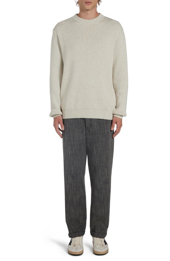 Golden Goose Men's Journey Raglan Henley Shirt In Heritage White