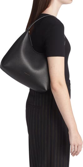 Mansur Gavriel Soft Candy Leather Shoulder Bag - Black