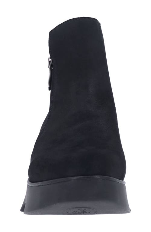 L'amour Des Pieds Hally Platform Wedge Bootie In Black