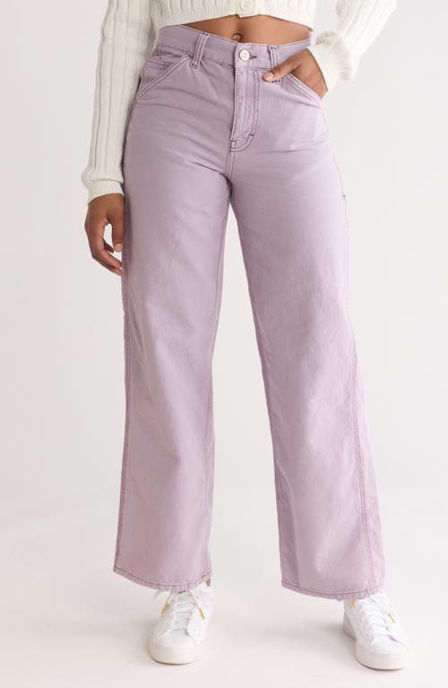 BDG Urban Outfitters Straight Leg Carpenter Jeans in Washed Lilac at Nordstrom, Size 30 X 32