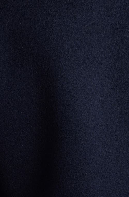 NORDSTROM NORDSTROM DOUBLE BREASTED WOOL BLEND PEACOAT
