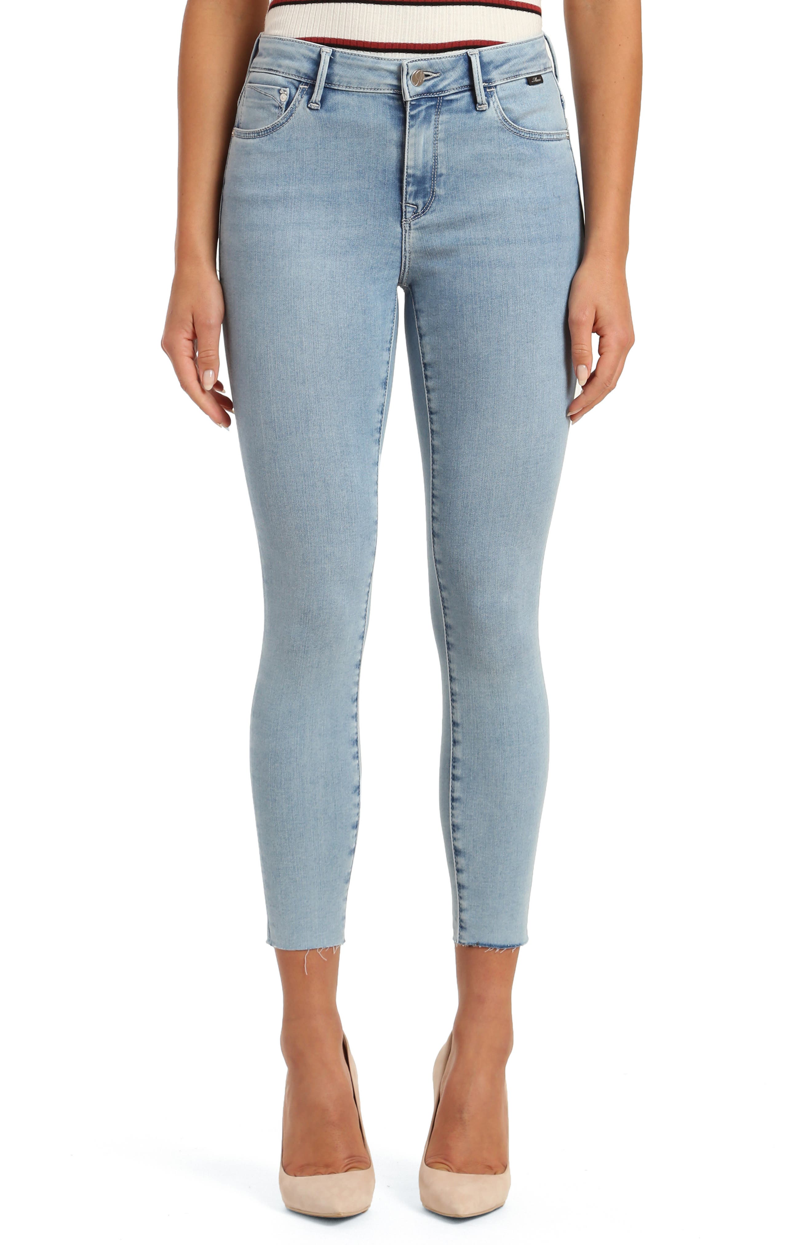 tess high rise skinny mavi