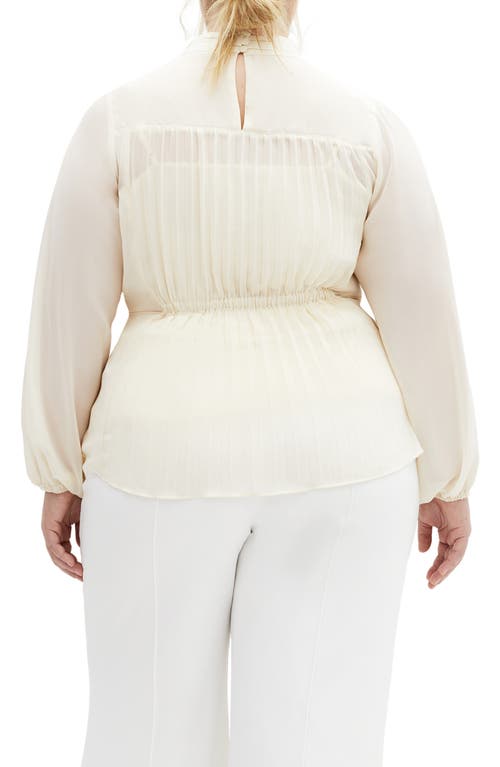CITY CHIC CITY CHIC CROSS LANE PLEATED SHIRT