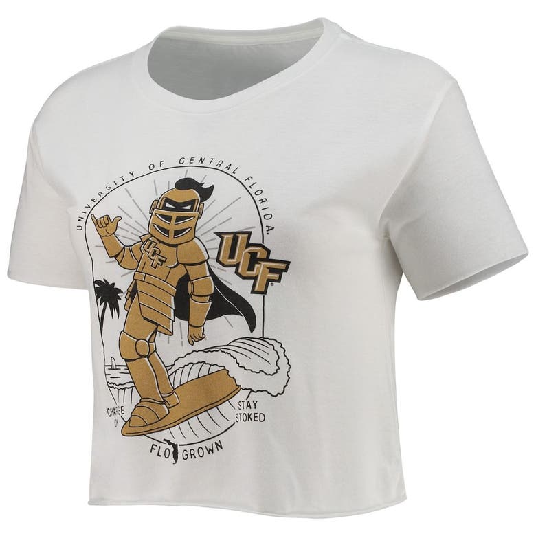 FLOGROWN WHITE UCF KNIGHTS CROP TOP