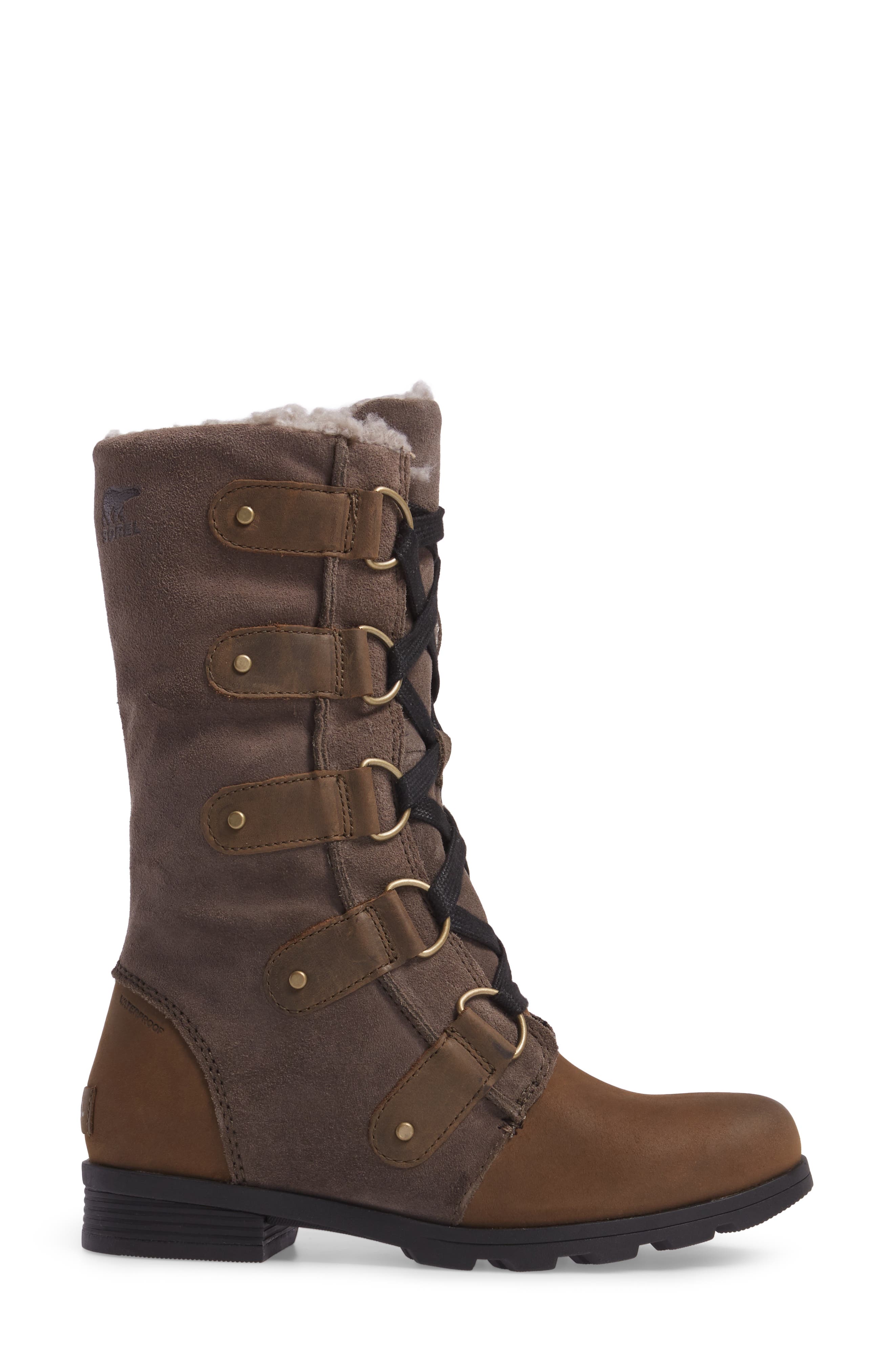 sorel emelie lace up boots