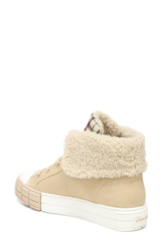Circus By Sam Edelman Sophi Faux Fur Sneaker In Sesame Multi