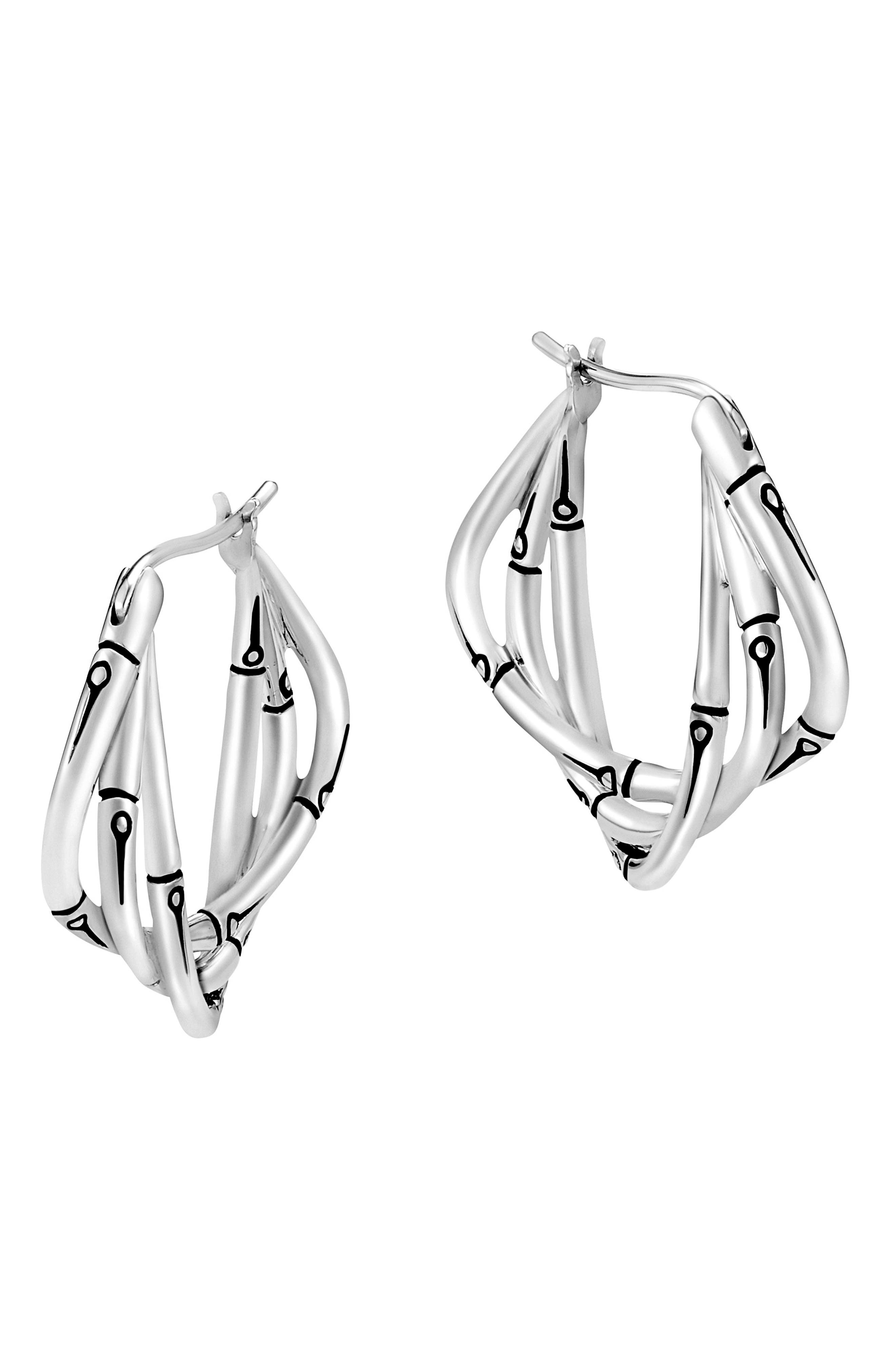 Tri Color Dangle Hook Earrings For Women'S 14k Two tone Gold Over Silver